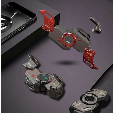 AURICULAR GAMET BT MECHA METALIZADO F8